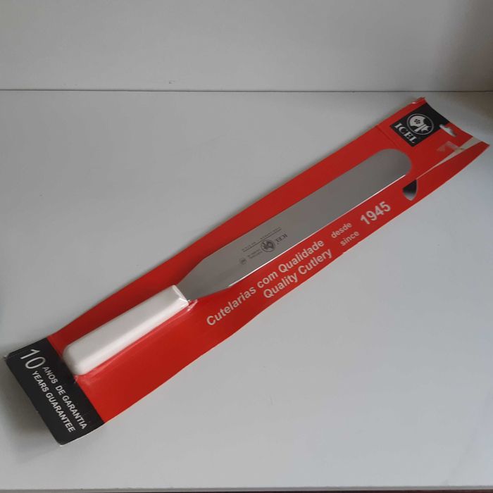 Espátula Lisa de Pasteleiro Pro Nova Embalada ICEL 43cm Aço Inox