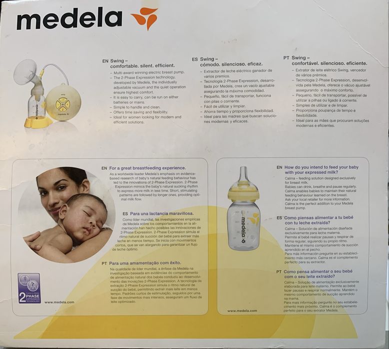 Bomba eléctrica de tirar leite da Medela