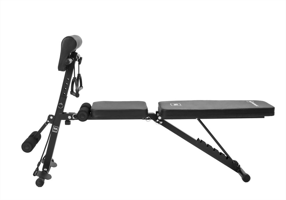 Ławka treningowa regulowana płaska skos modlitewnik prasa do nóg GD