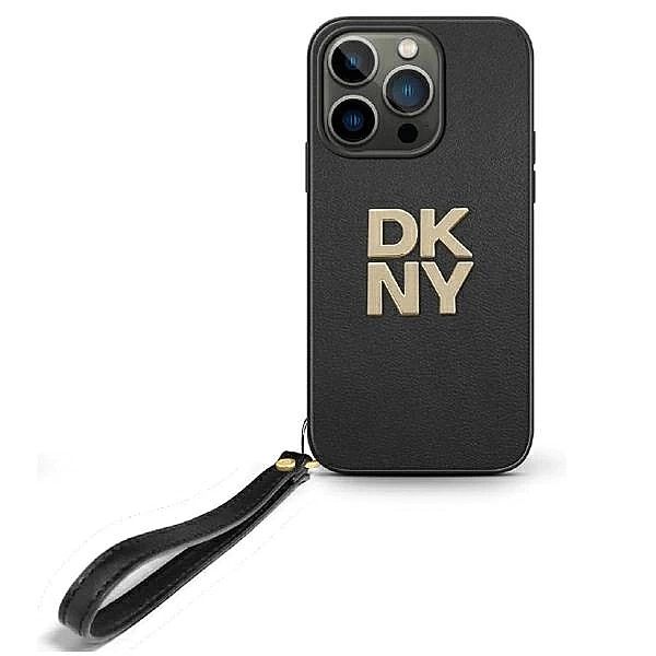 DKNY DKHCP16LPBSWSK iPhone 16 Pro 6.3" czarny/black hardcase Wrist Str