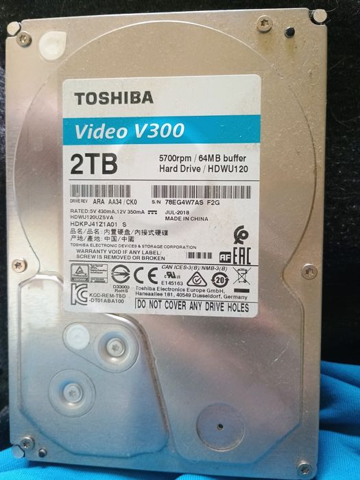 Dysk twardy toshiba 2 TB