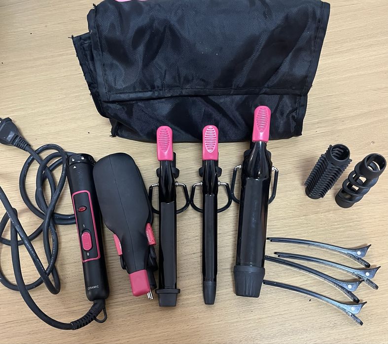 Vendo prancha de cabelo com varias funcoes