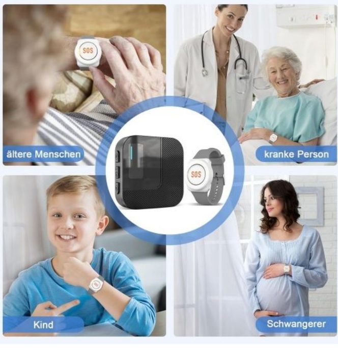 Przycisk SOS WiFi Tuya – inteligentny alarm dla seniora, opiekunów,