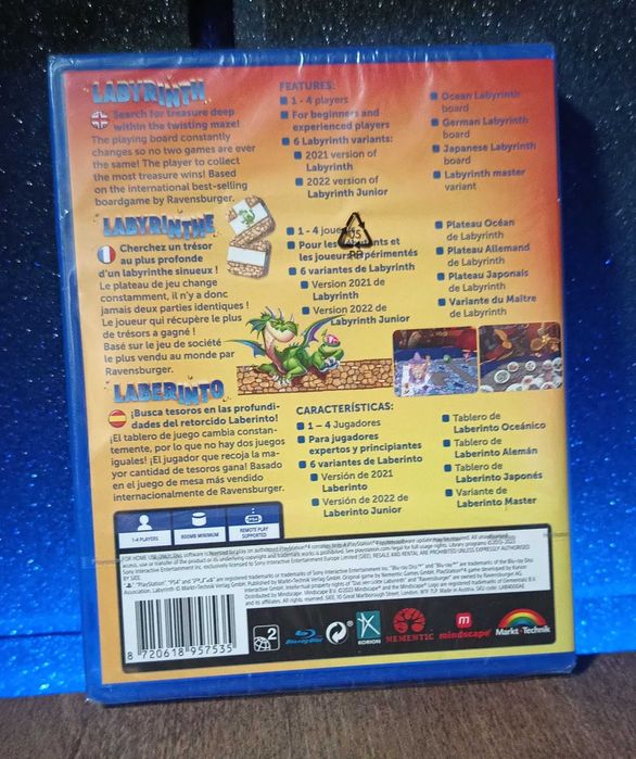 Labyrinth PS4 / PS5 - popularna gra planszowa w formie gry wideo