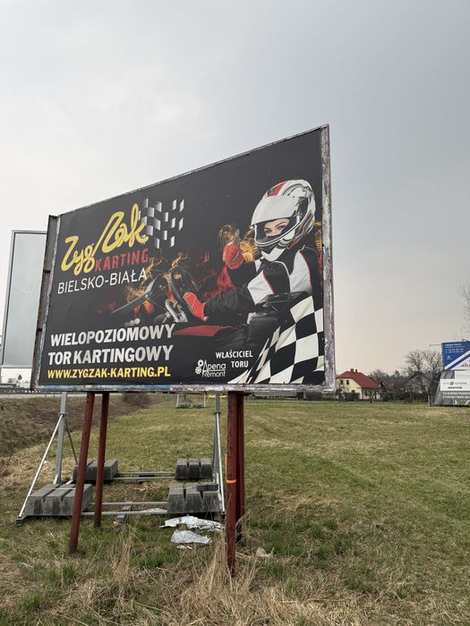 Sprzedam billboard tablica reklamowa 5 x 3 m cena za 2 szt. +demontaż