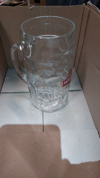 Warka kufel 1 litr duży 6 sztuk
