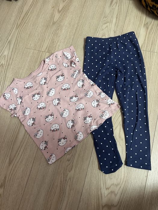 Набір комплект одягу футболка лосіни sinsay 104