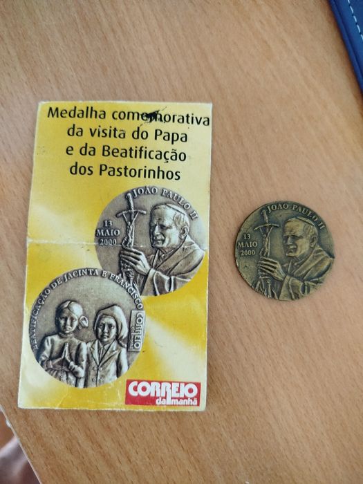 Moeda de bronze comemorativa