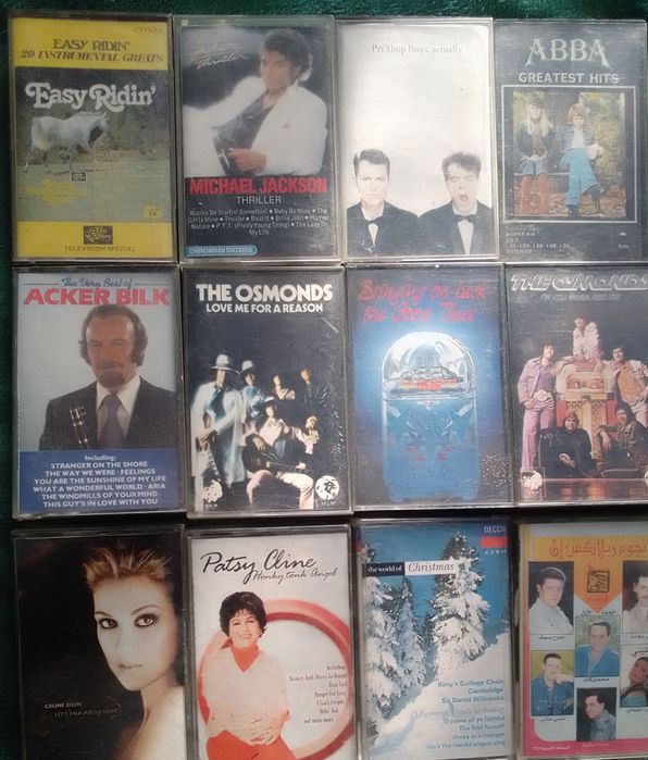 Аудіокассети виробництва ЄС 1970-1990 років.