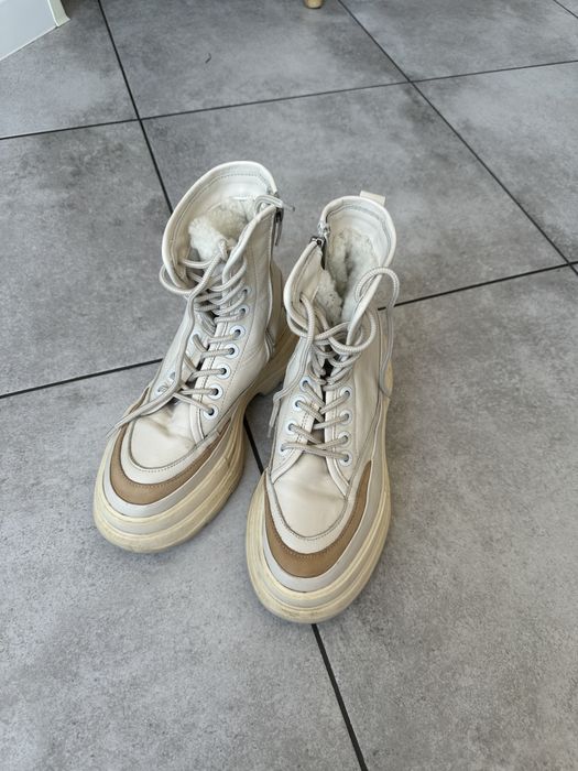 Шкіряні ботінки зима, 37р