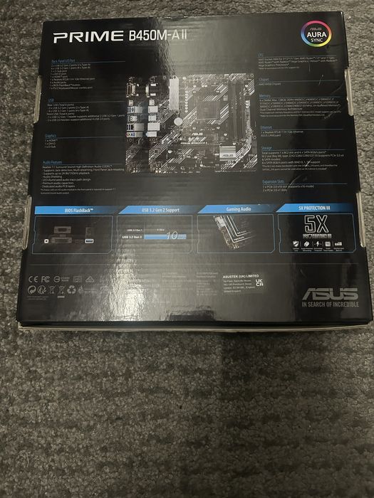 [nova/new] Motherboard Asus Prime B450M - A II - Socket AM4 (Ryzen)