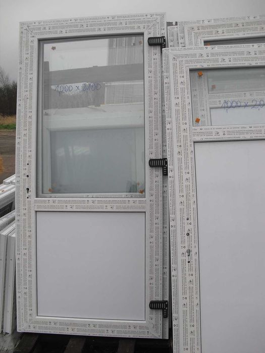 Drzwi Pcv Nowe szer.1000 x 2100wys. Tanio ! Szczecin - Sławociesze !