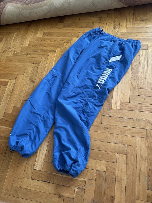 Вінтажні Нейлонки Puma На Утяжках Широкі Спортивні Штани Вінтаж