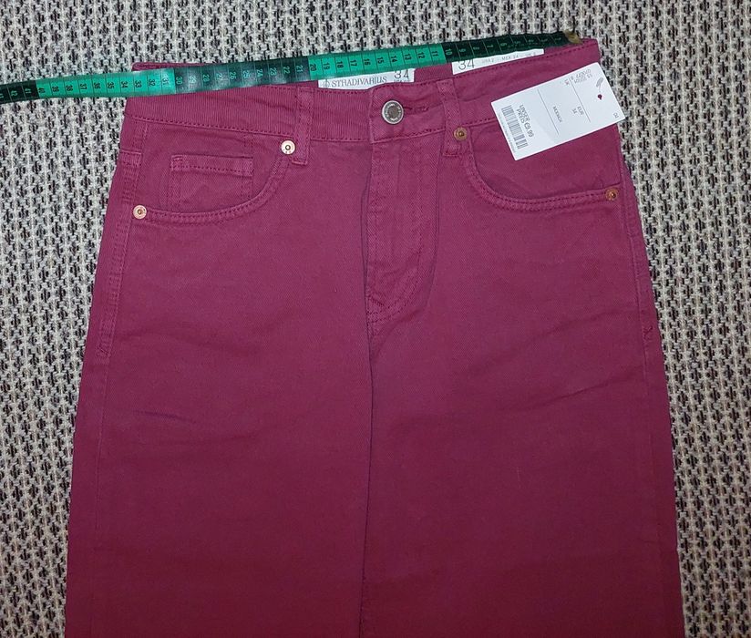 Нові джинси Stradivarius Straight Wide (Розмір 34) — Оригінал з бірками