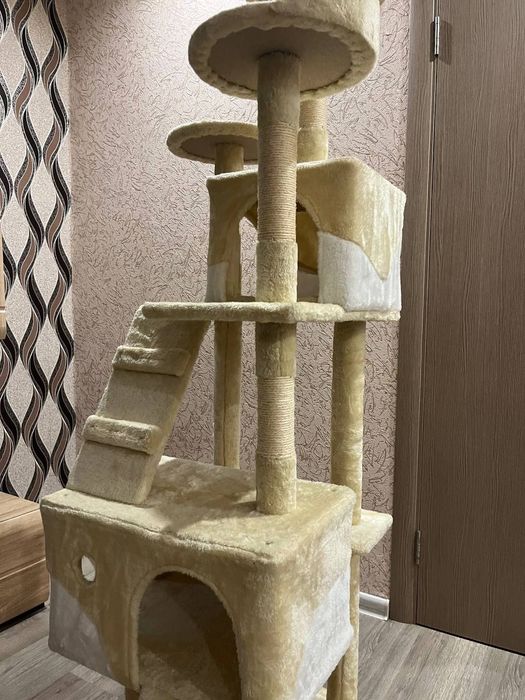 Будиночок кігтеточка (дряпка) для котика