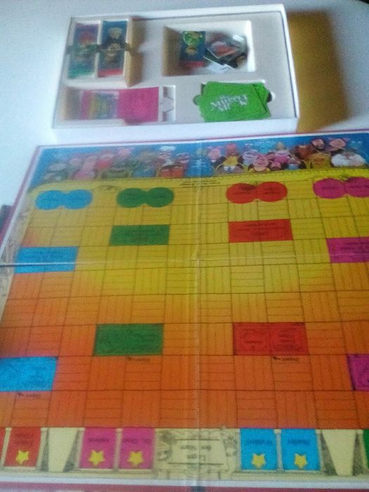 Jogo Tabuleiro Marretas Le Jeu The Muppet Show Francês Vintage Anos 80
