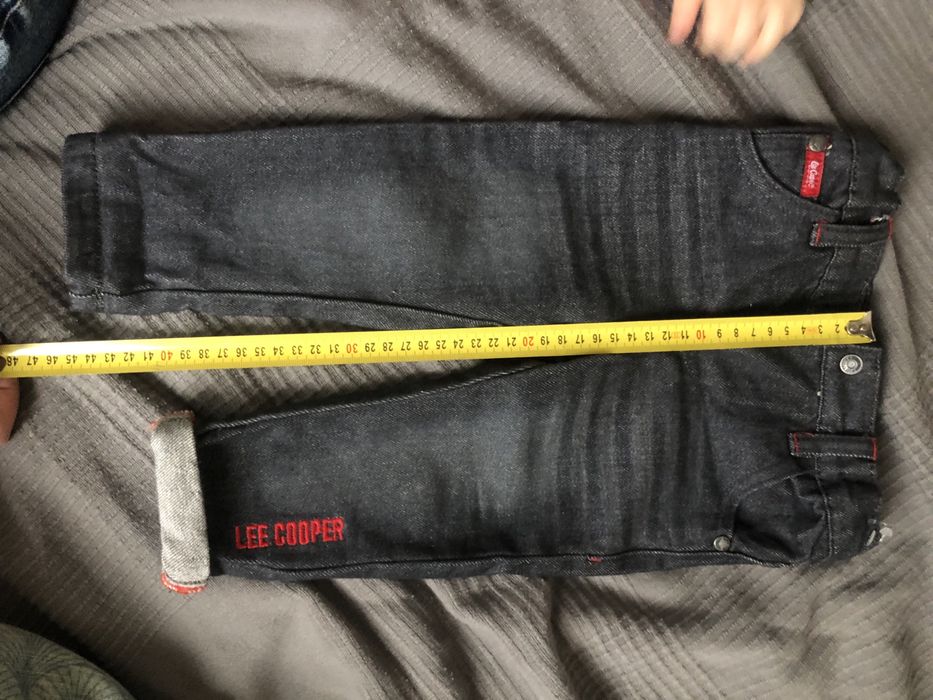 Komplet chłopięcy lee cooper 12m jeansy bluza dresowa