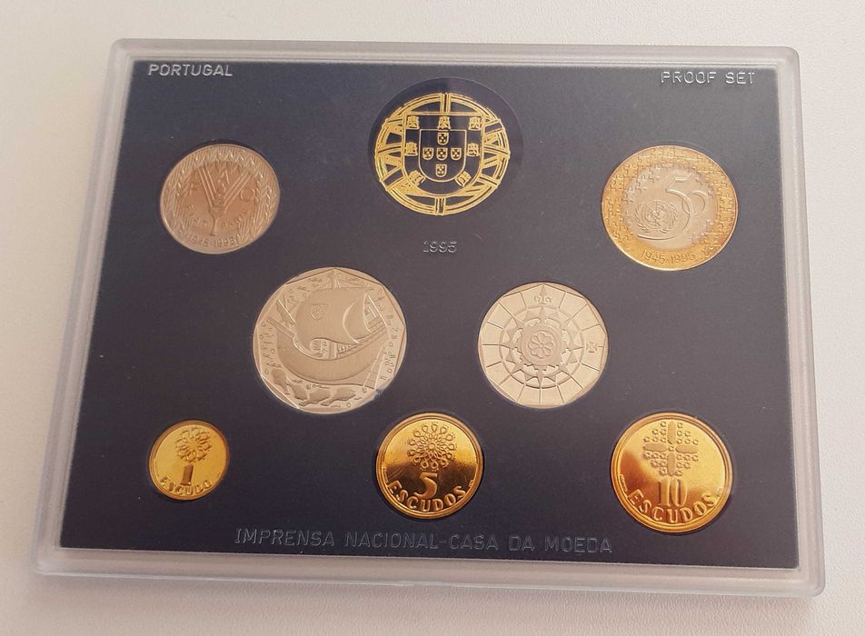 Séries Moedas correntes 1995 e 1996 (PROOF)