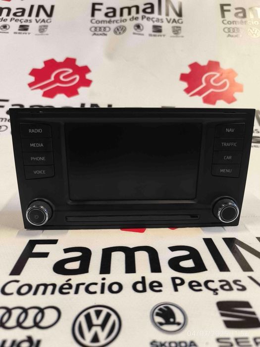 Display / Ecrã de Informações SEAT LEON 2.0 TDI (135 kW / 184 cv) [09.2012 - 08.2020] 5F0919603A (OEM) | QFSE202D (OEM)