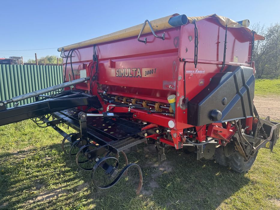 Сівалка Зернова Дискова 3-метри Simulta Junkkari 3000T як Vaderstad