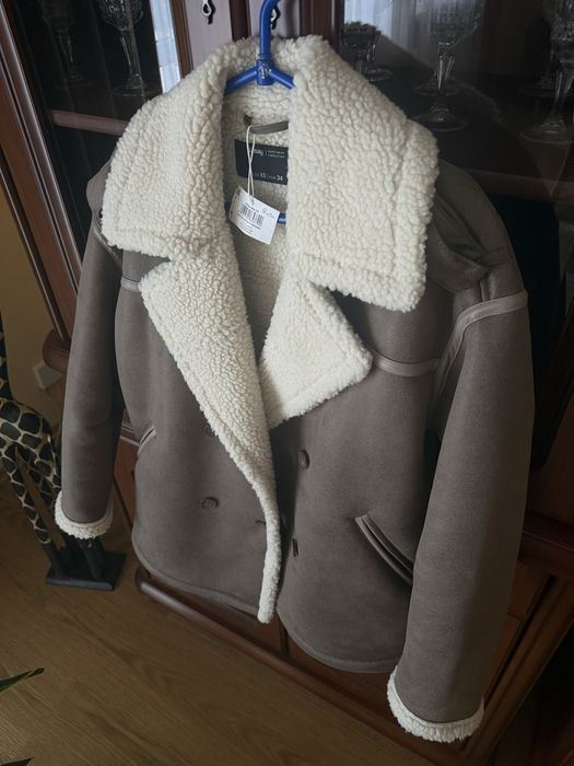 Sinsay Kurtka pilotka z kożuchem ! XS