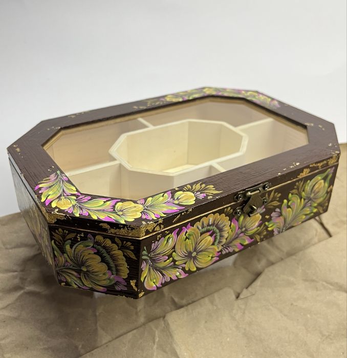 Іграшки новорічні петриківський розпис