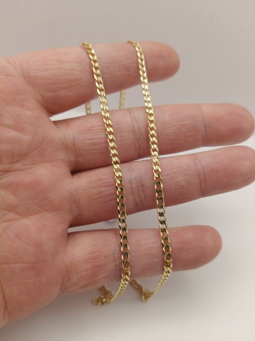 Złoty Łańcuszek Pancerka Pr.585 14K Nowy 50cm