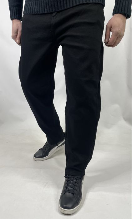 Мужские джинсы м о м производства Турции в черном цвете в топ качестве