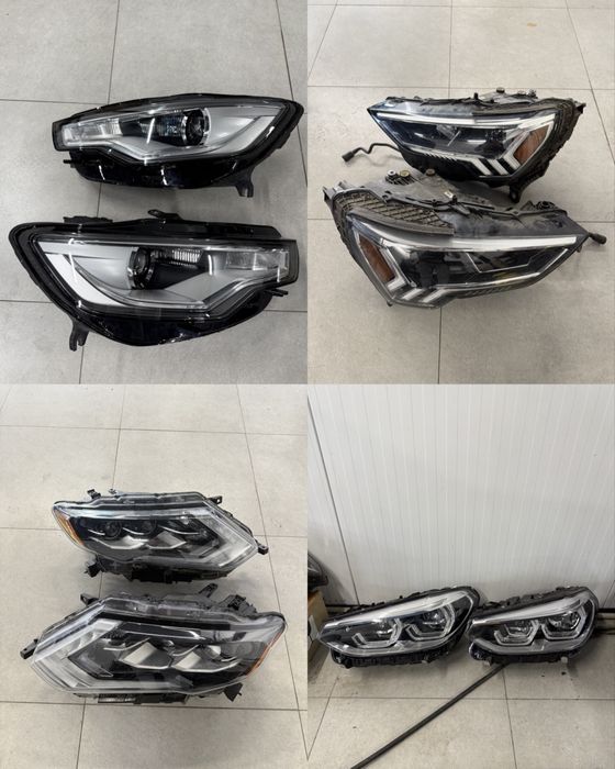 Ремонт фар Заміна скла Установка та заміна лінз bi led білед