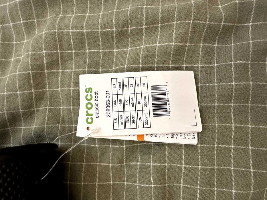 Гумові чоботи Crocs Classic Boot Black