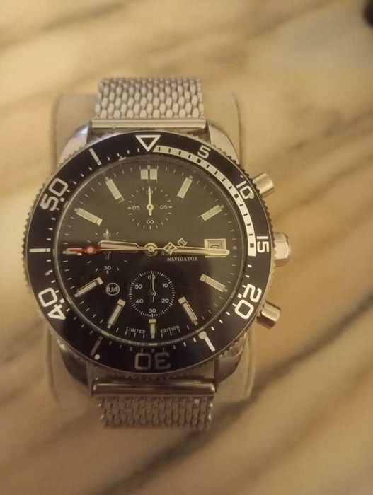 relógio de luxo ALPHA SIERRA Navigator BSM01 novo.