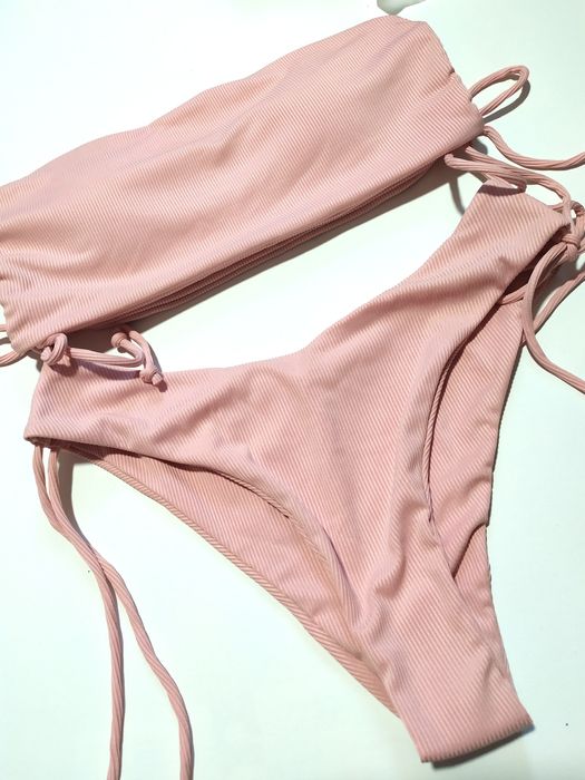 Новий купальник р.М  Shein, 38 р. ліловий, пудровий, рожевий бузковий,