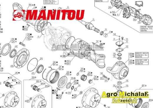 Zwrotnica  prawa,  lewa  Manitou MLT523, MLT526, MT523, MT620, 160ATJ, 180ATJ