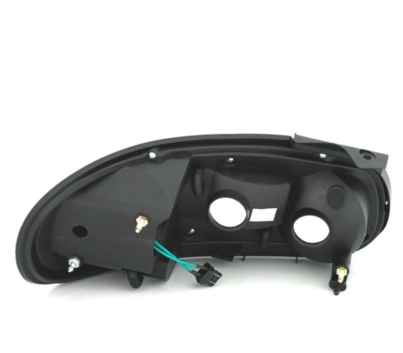 FAROLINS TRASEIROS MAZDA MX 5 98-05 LED FUNDO CROMADOS