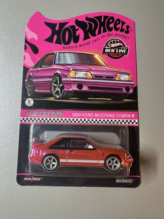 Hot Wheels RLC 1993 Ford Mustang Cobra R Gdańsk Orunia - Św