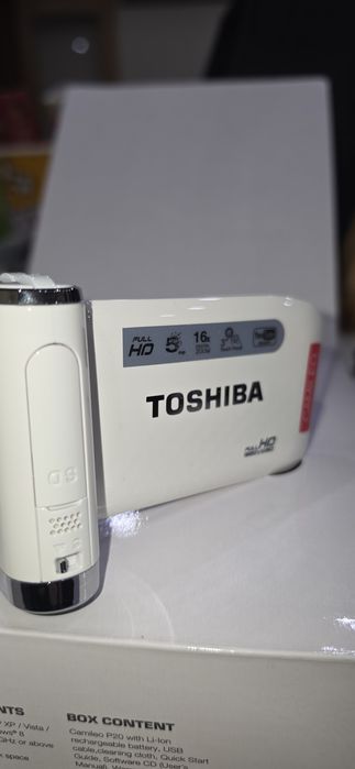 Máquina filmar Toshiba fullhd