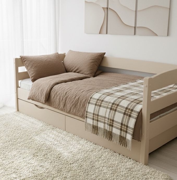 Ліжко дитяче кровать с матрасом з матрацом підліткове кровать