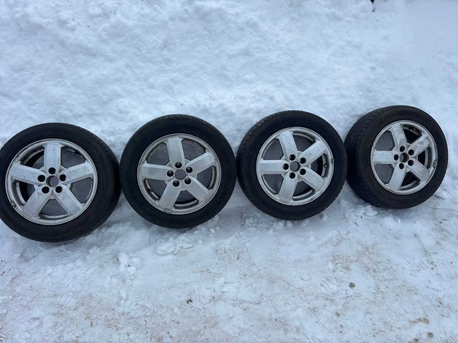 Komplet Felgi Aluminiowe 15 cali + opony - Skoda/VW/Seat