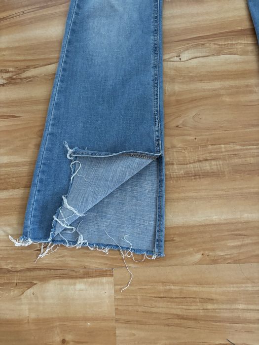 Jeansy dżinsy dzwony spodnie flared flare szerokie