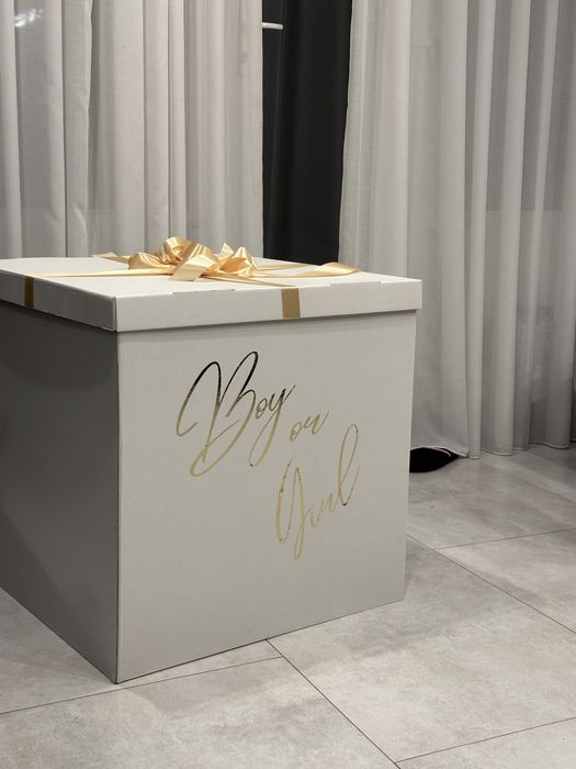 Коробка сюрприз на гендер паті