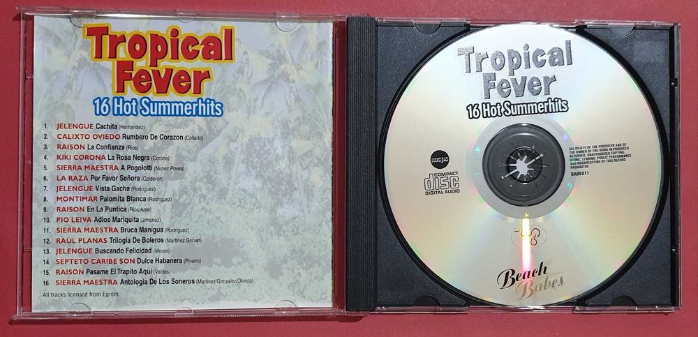 CD - Tropical Fever - 16 Hot Summerhits