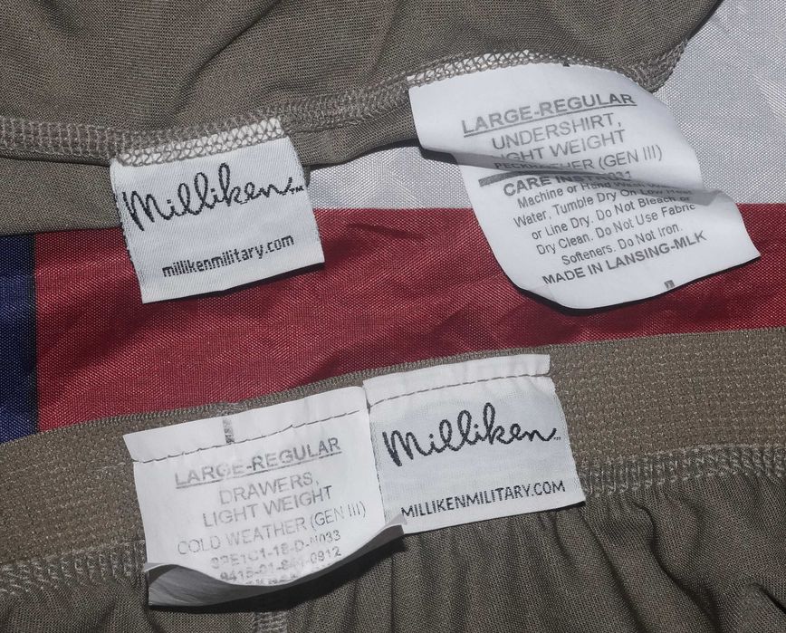 термобельё первый слой тонкое армии США level 1 GEN III ECWCS
