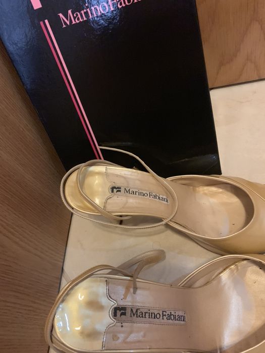 Buty złote Marino fabiani