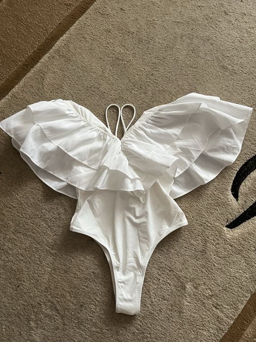 Шикарне біле боді zara нове