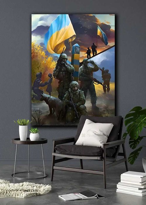 Патріотична картина - Зсу захисники України - 60х80 см