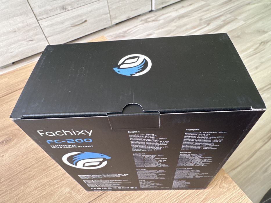 Sluchawki gamingowe Fachixy FC 200 nowe RGB mikrofon PC PS Xbox