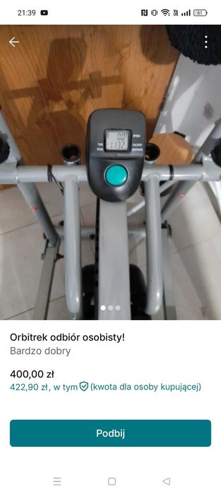 Orbitrek trenażer eliptyczny