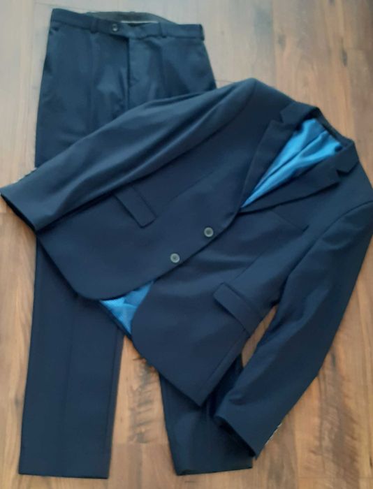 Garnitur młodzieżowy/męski granatowy 175 cm