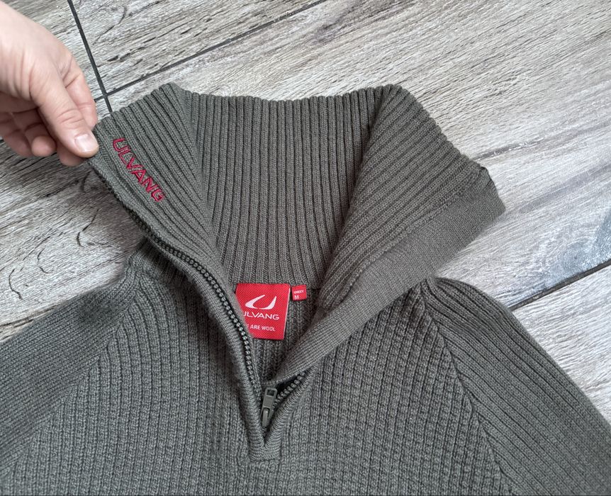 Unisex sweter norweski ULVANG NORWAY RAV 100% Wełna roz M Stan Perfekt