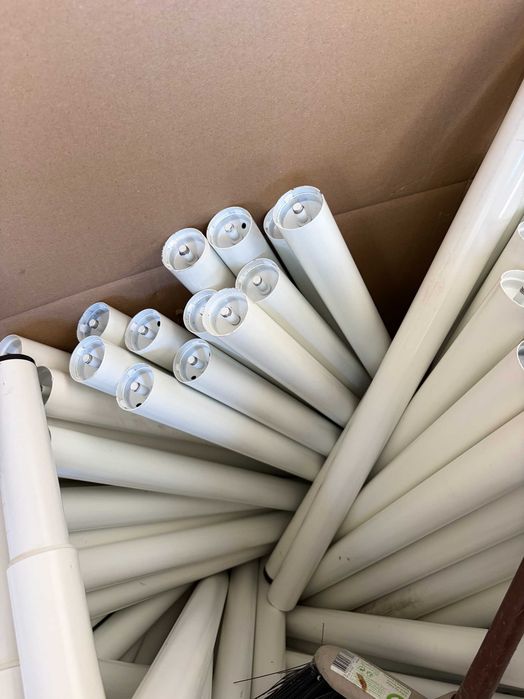 Biurko IKEA LAGKAPTEN/ADILS 120×60 cm, imitacja dębu bejcowanego na biało